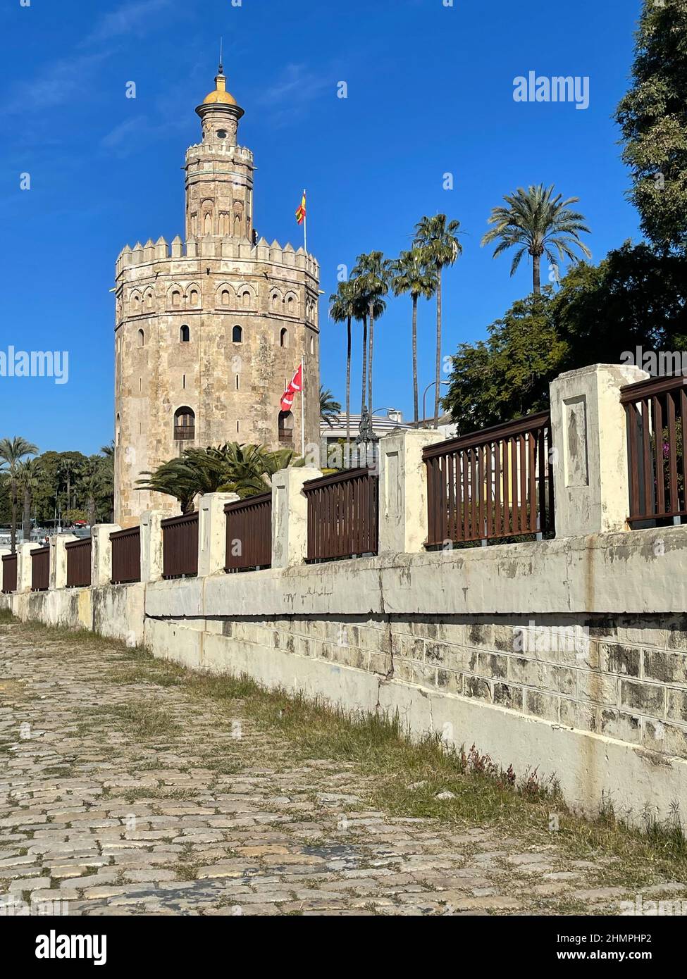 Torre del Oro, Sevilla, Andalusien, Spanien Stockfoto