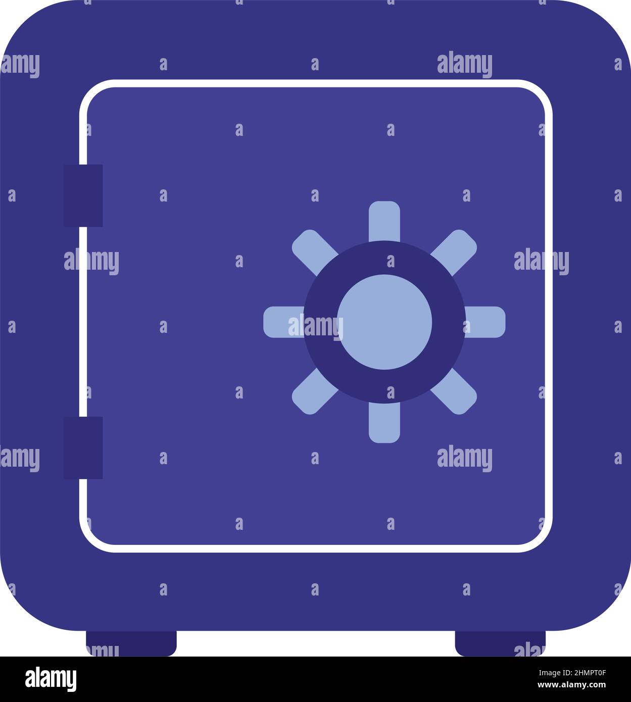 StrongBox-Symbol auf weißem Hintergrund Stock Vektor