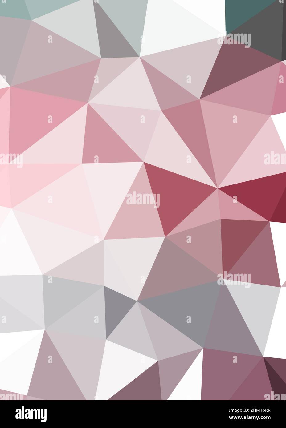 Abstrakte Low Polygon Farbe Generative Art Hintergrunddarstellung Stock Vektor