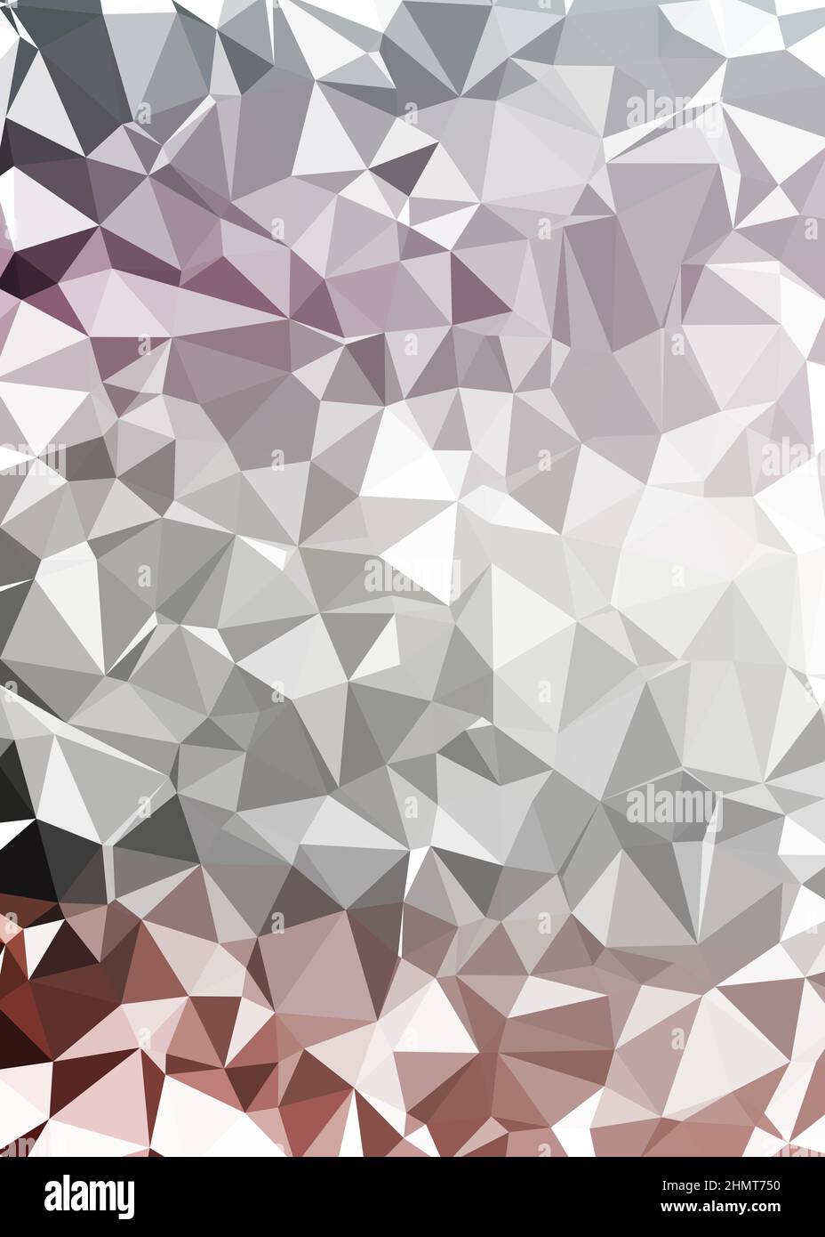 Abstrakte Low Polygon Farbe Generative Art Hintergrunddarstellung Stock Vektor