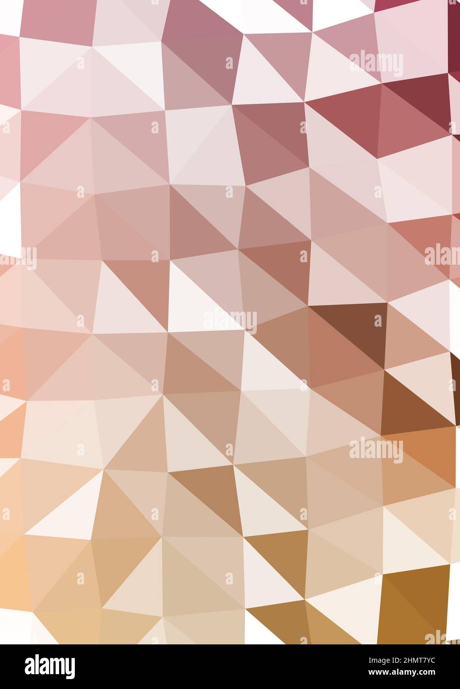 Abstrakte Low Polygon Farbe Generative Art Hintergrunddarstellung Stock Vektor