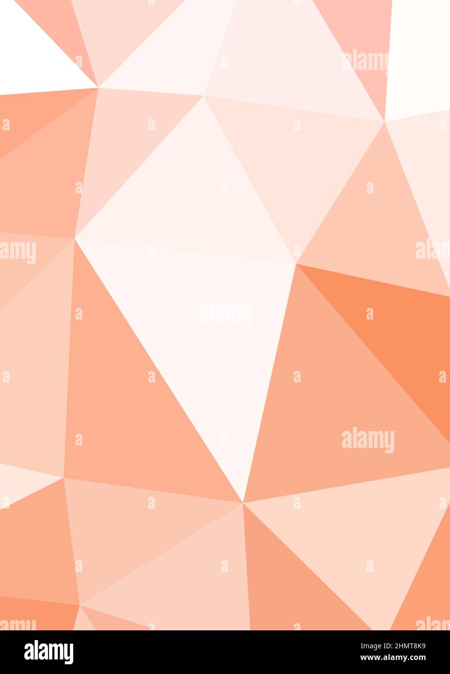 Abstrakte Low Polygon Farbe Generative Art Hintergrunddarstellung Stock Vektor