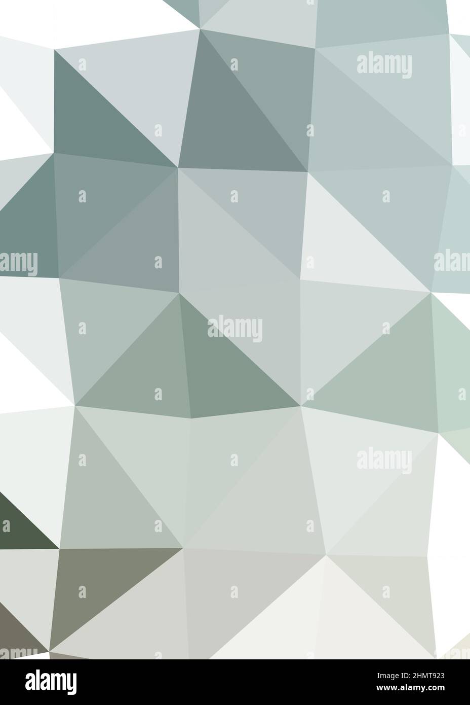 Abstrakte Low Polygon Farbe Generative Art Hintergrunddarstellung Stock Vektor