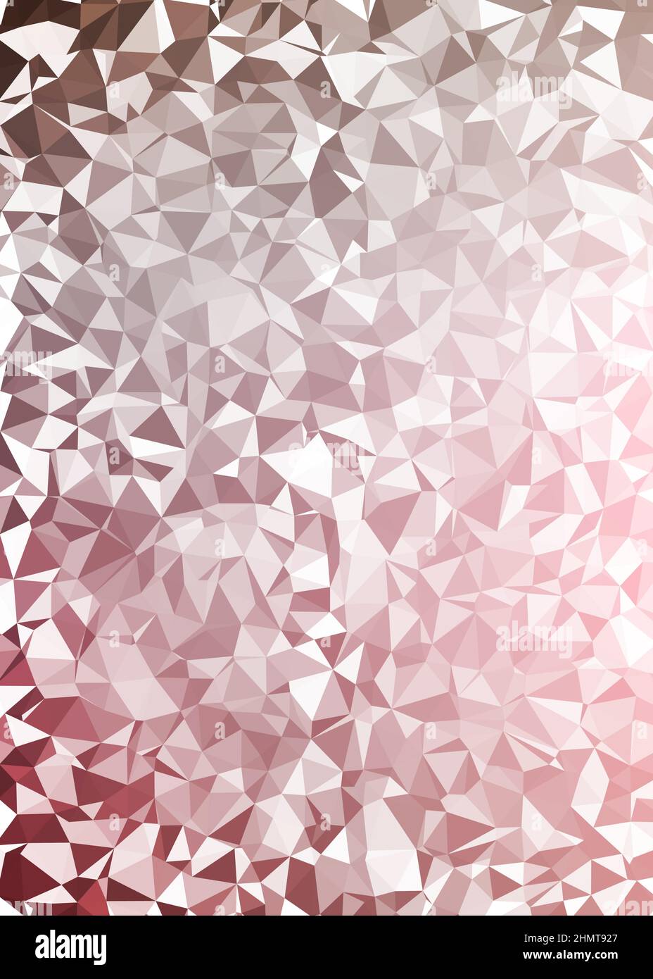 Abstrakte Low Polygon Farbe Generative Art Hintergrunddarstellung Stock Vektor