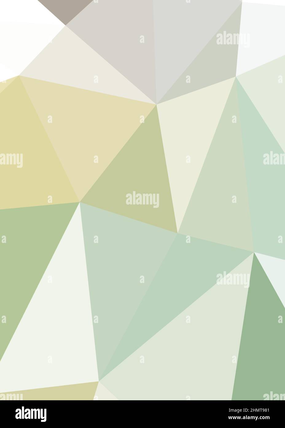 Abstrakte Low Polygon Farbe Generative Art Hintergrunddarstellung Stock Vektor