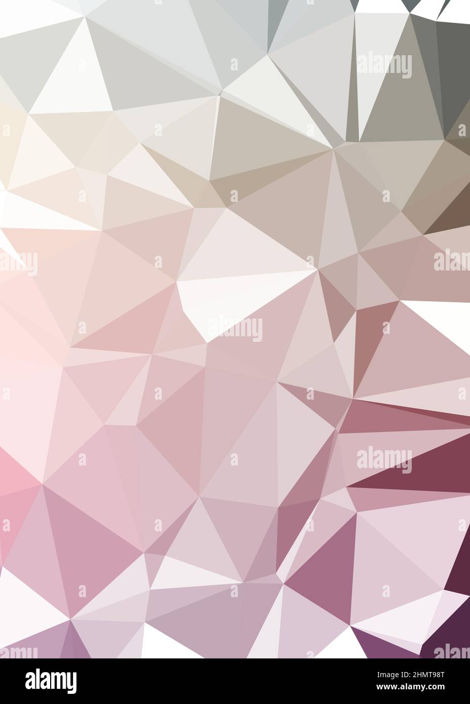 Abstrakte Low Polygon Farbe Generative Art Hintergrunddarstellung Stock Vektor
