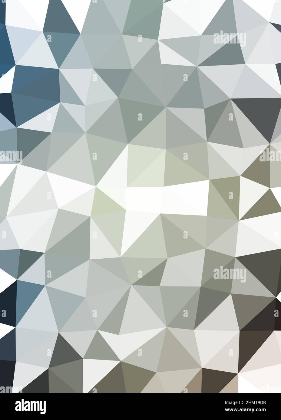 Abstrakte Low Polygon Farbe Generative Art Hintergrunddarstellung Stock Vektor