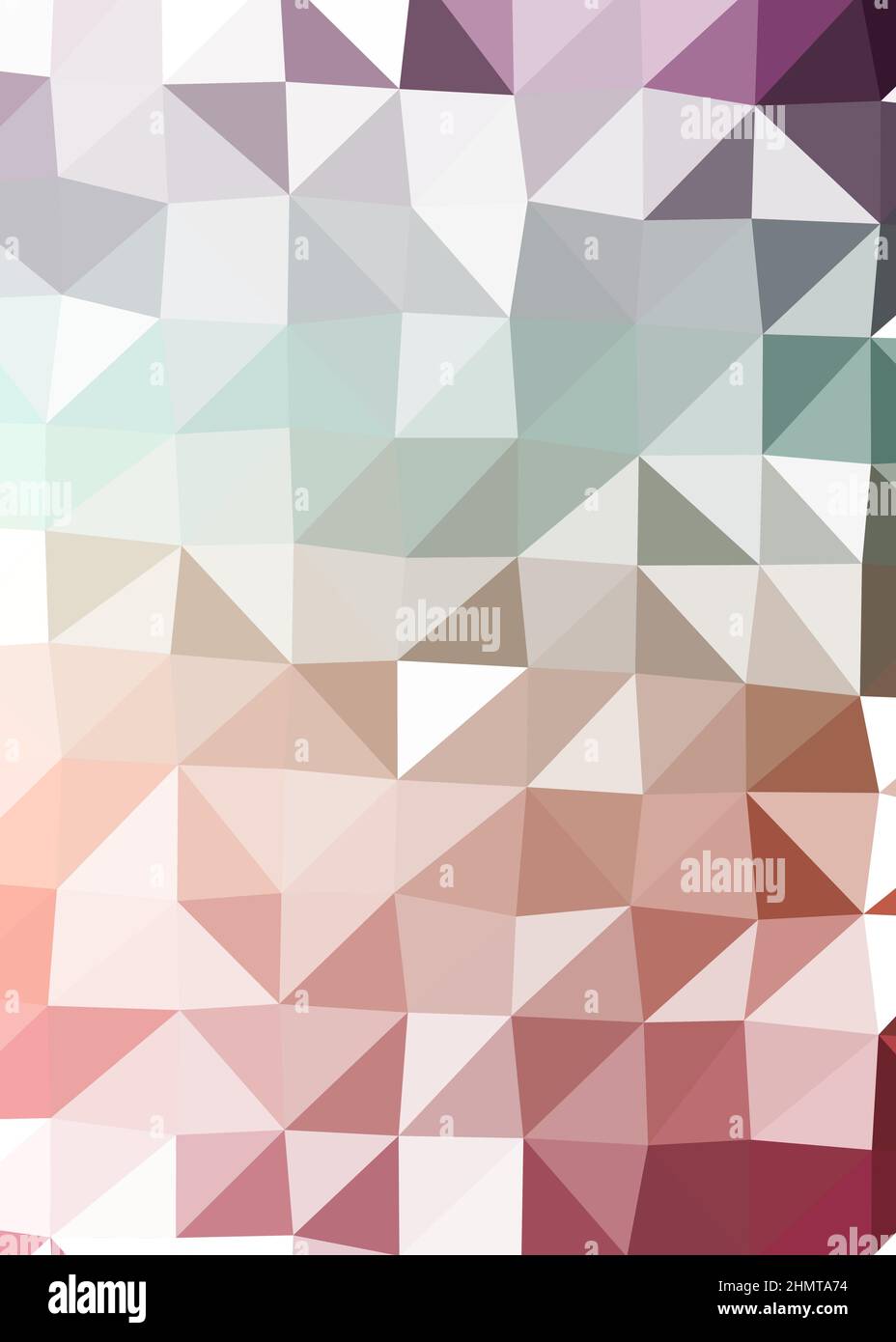 Abstrakte Low Polygon Farbe Generative Art Hintergrunddarstellung Stock Vektor