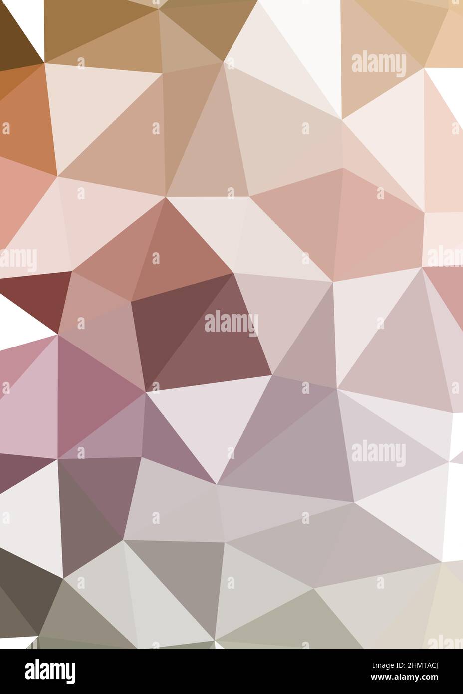 Abstrakte Low Polygon Farbe Generative Art Hintergrunddarstellung Stock Vektor