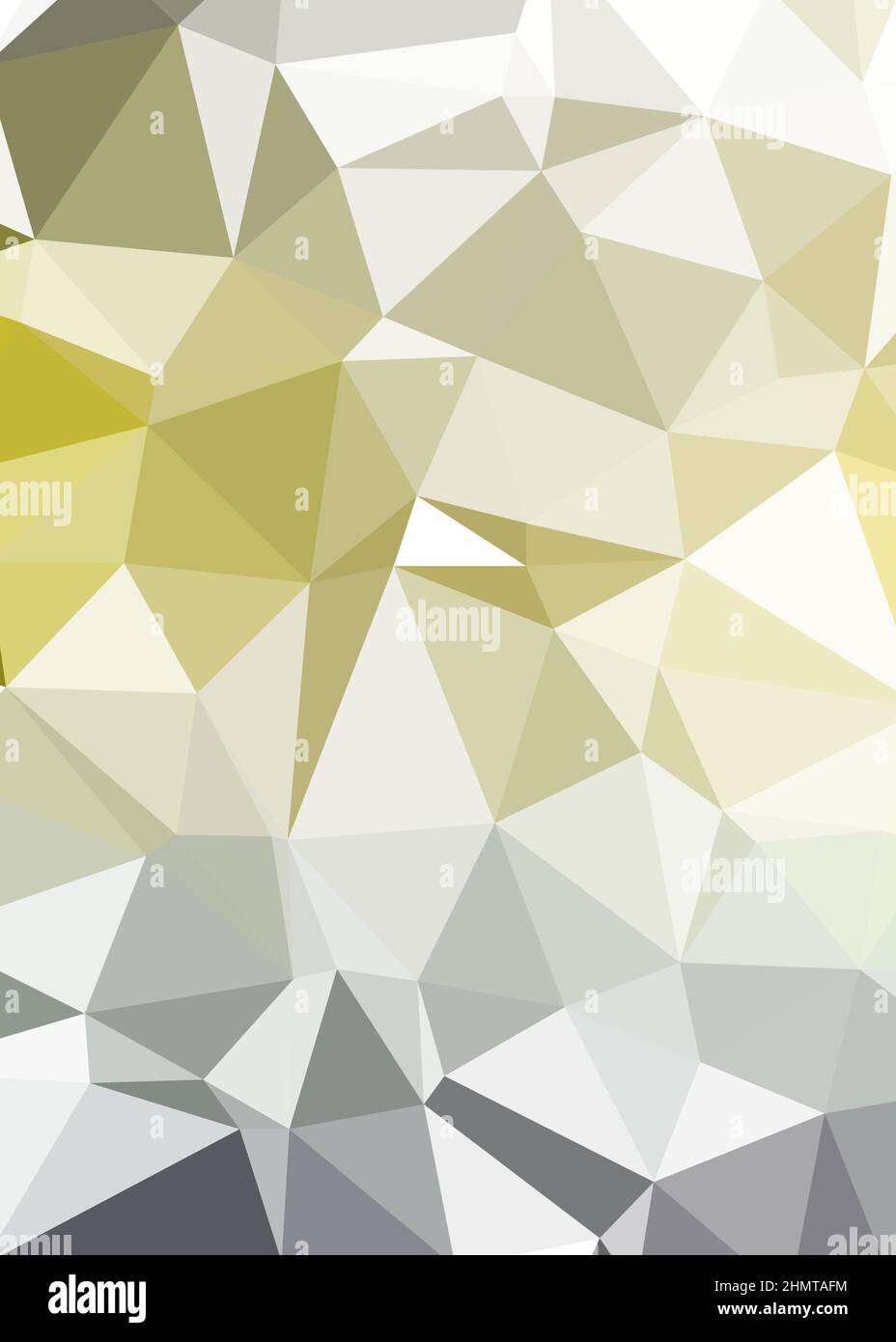 Abstrakte Low Polygon Farbe Generative Art Hintergrunddarstellung Stock Vektor
