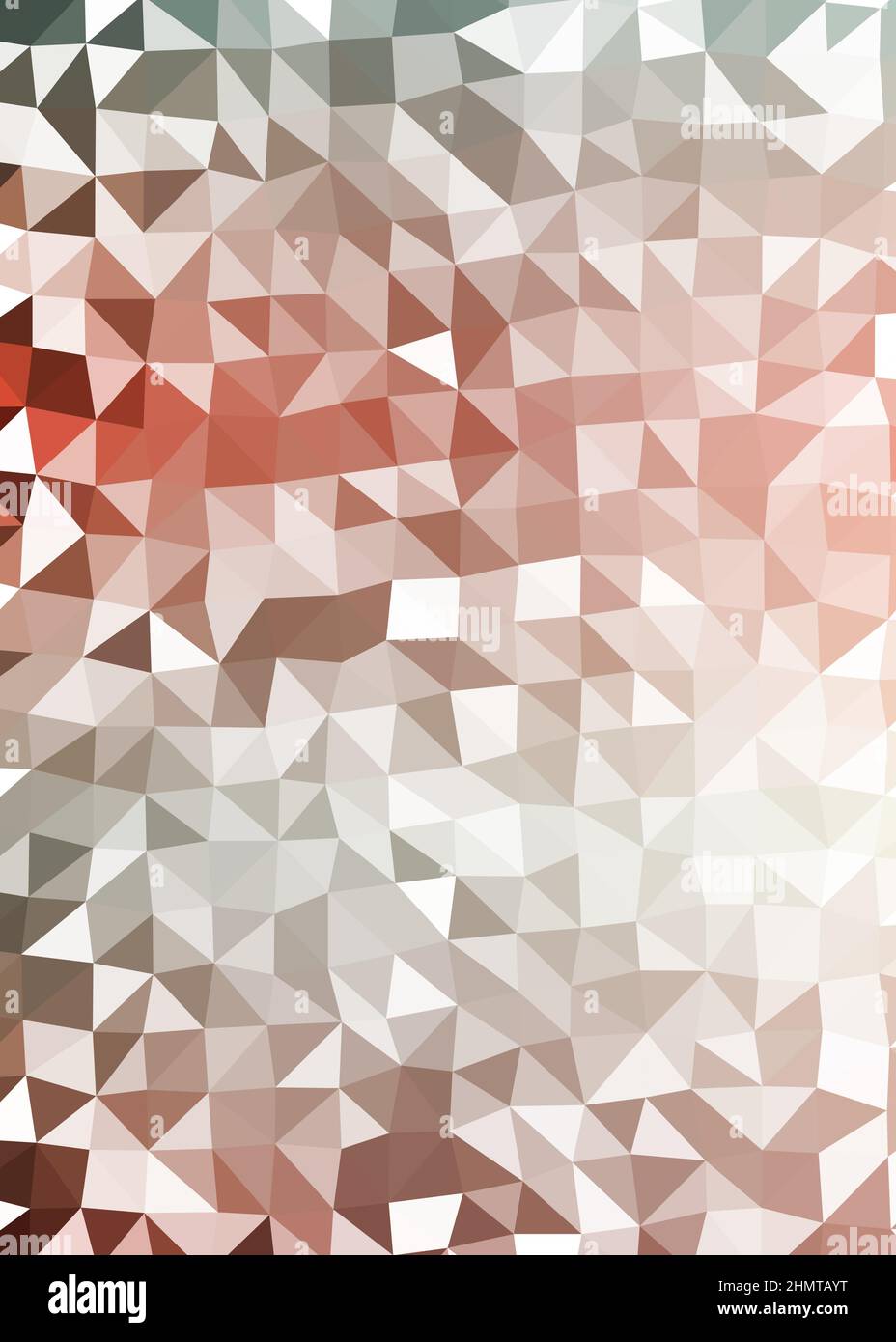 Abstrakte Low Polygon Farbe Generative Art Hintergrunddarstellung Stock Vektor