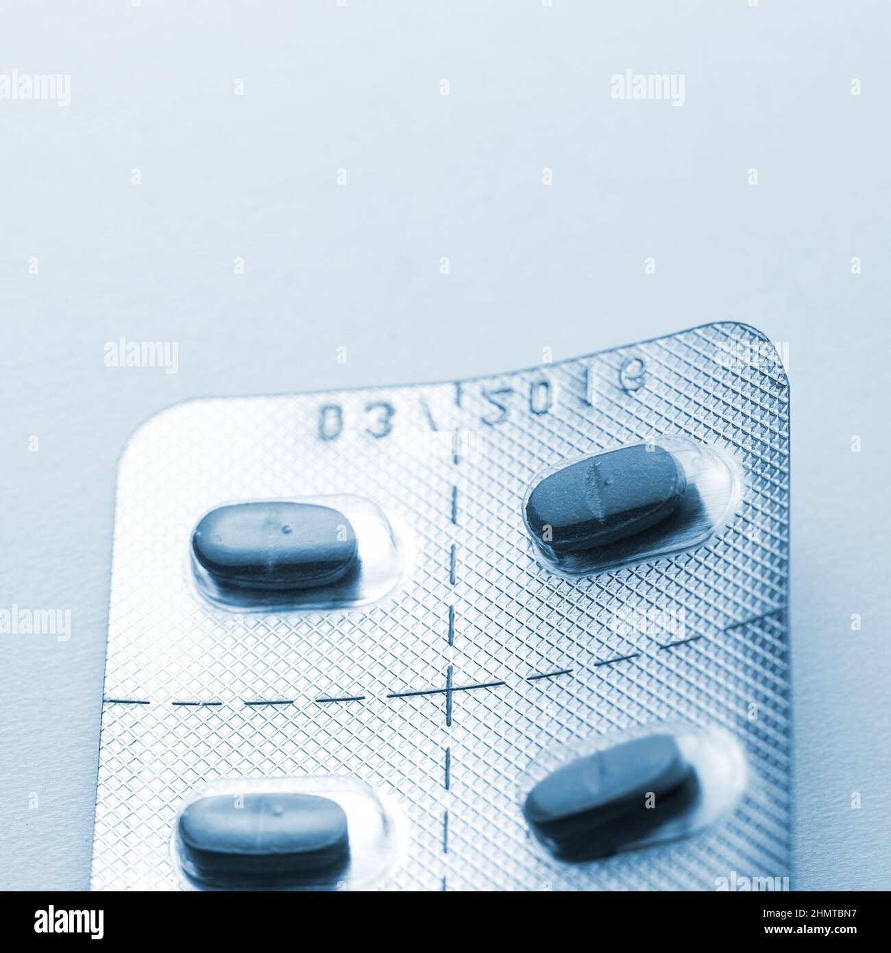 Pillen Tabletten Verpackungen Medizin Medizin Antibiotikum Apotheke Grippe Stockfoto