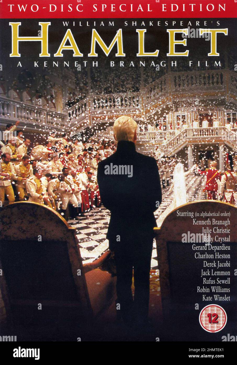 DVD-Cover. „Hamlet“ von William Shakespeare. Stockfoto