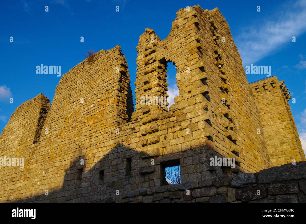 Europa, Frankreich, Lozère La Garde Guérin, Coucher de Soleil Stockfoto