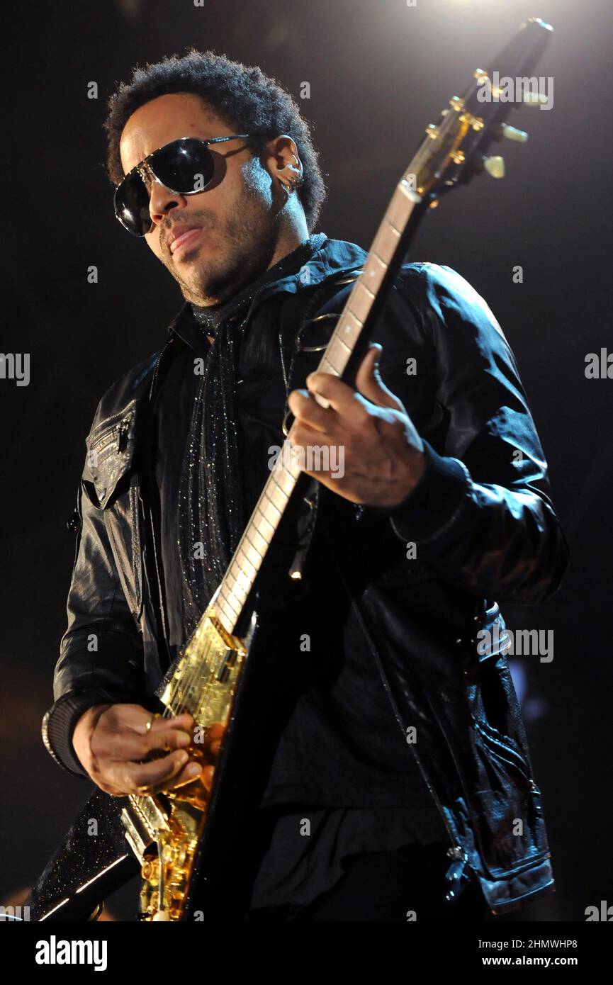 Mailand Italien 2018-07-14 : Live-Konzert von Lenny Kravitz in der Arena Civica Stockfoto