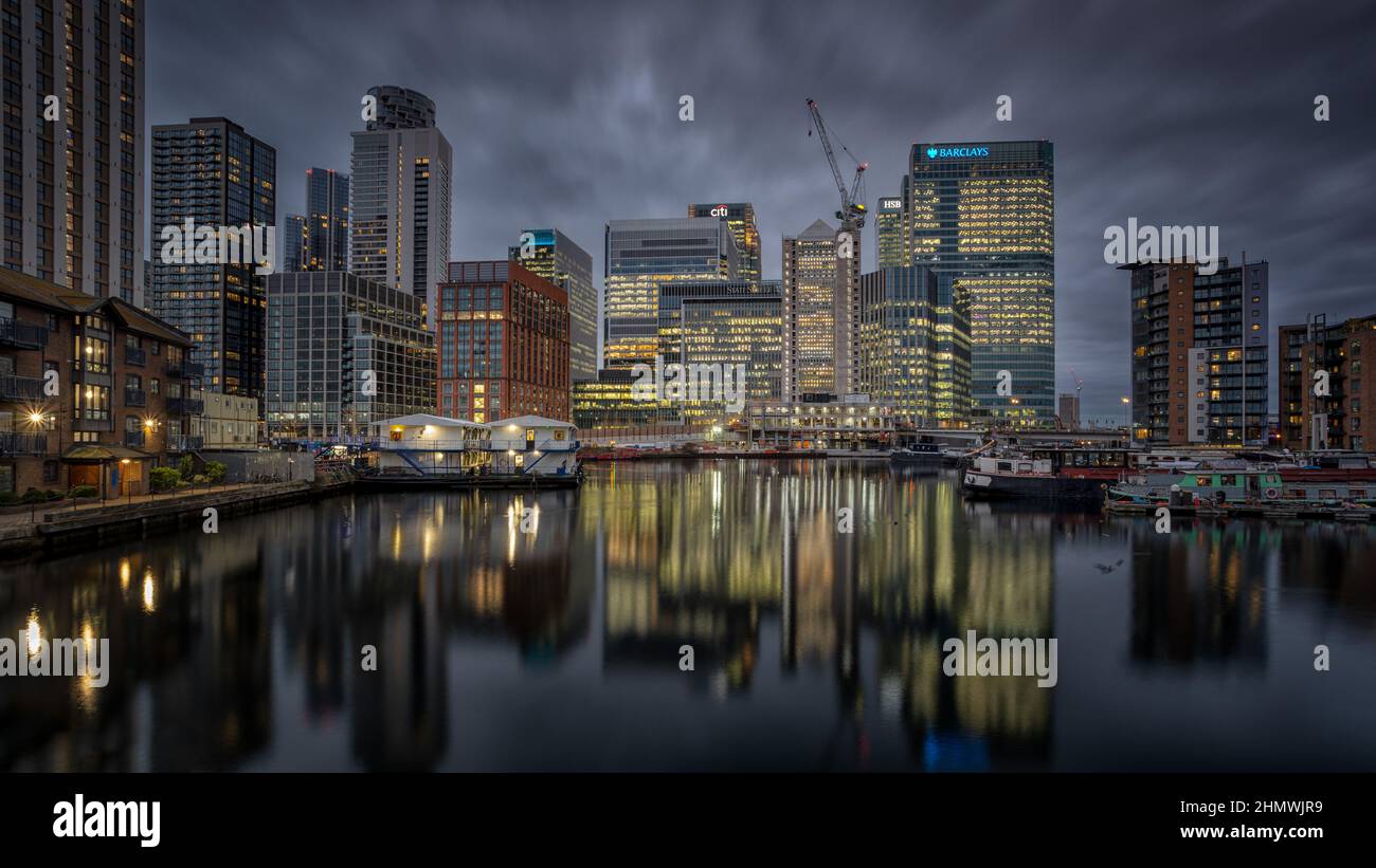 Canary Wharf London Stockfoto