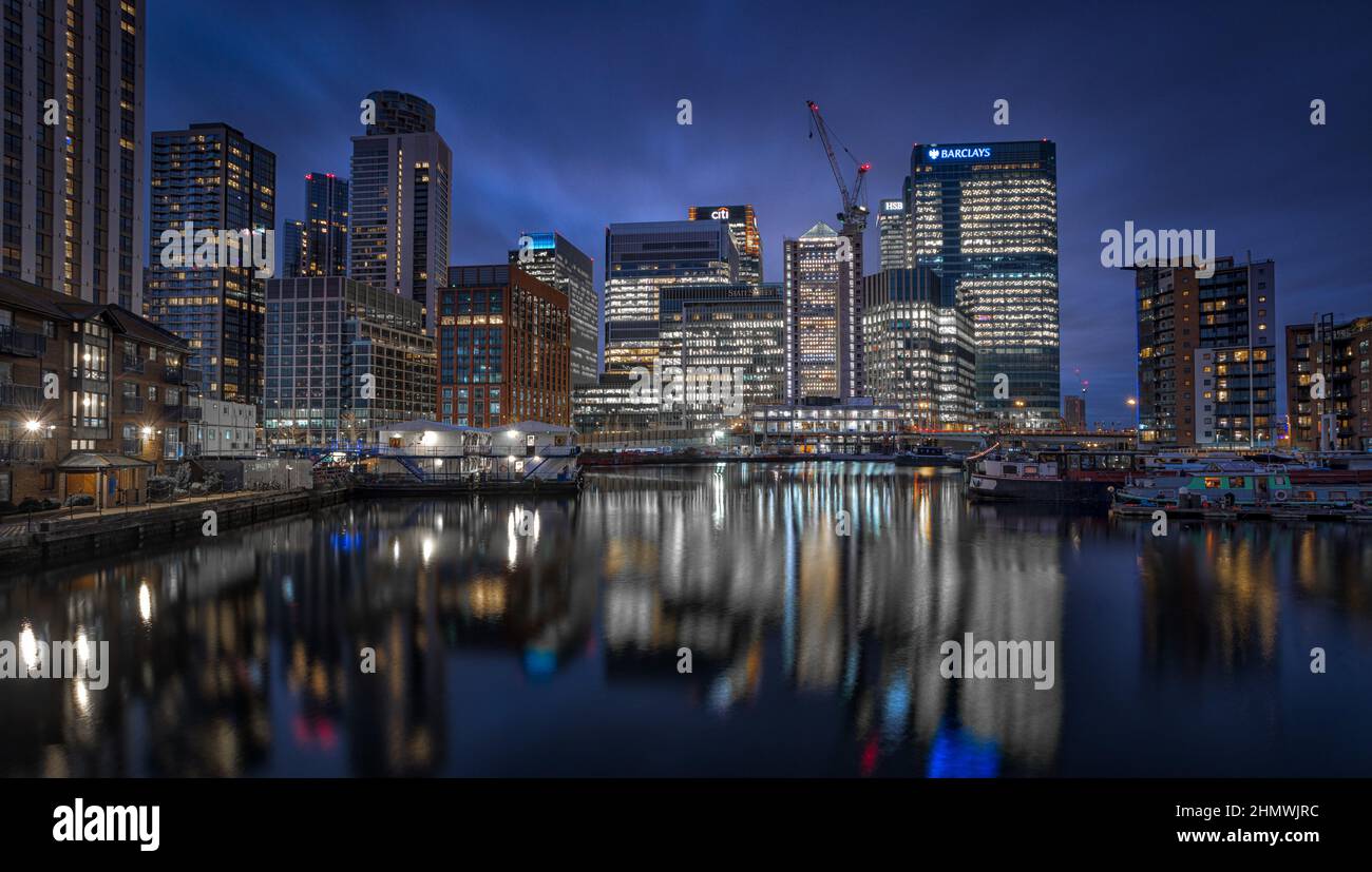 Canary Wharf London Stockfoto