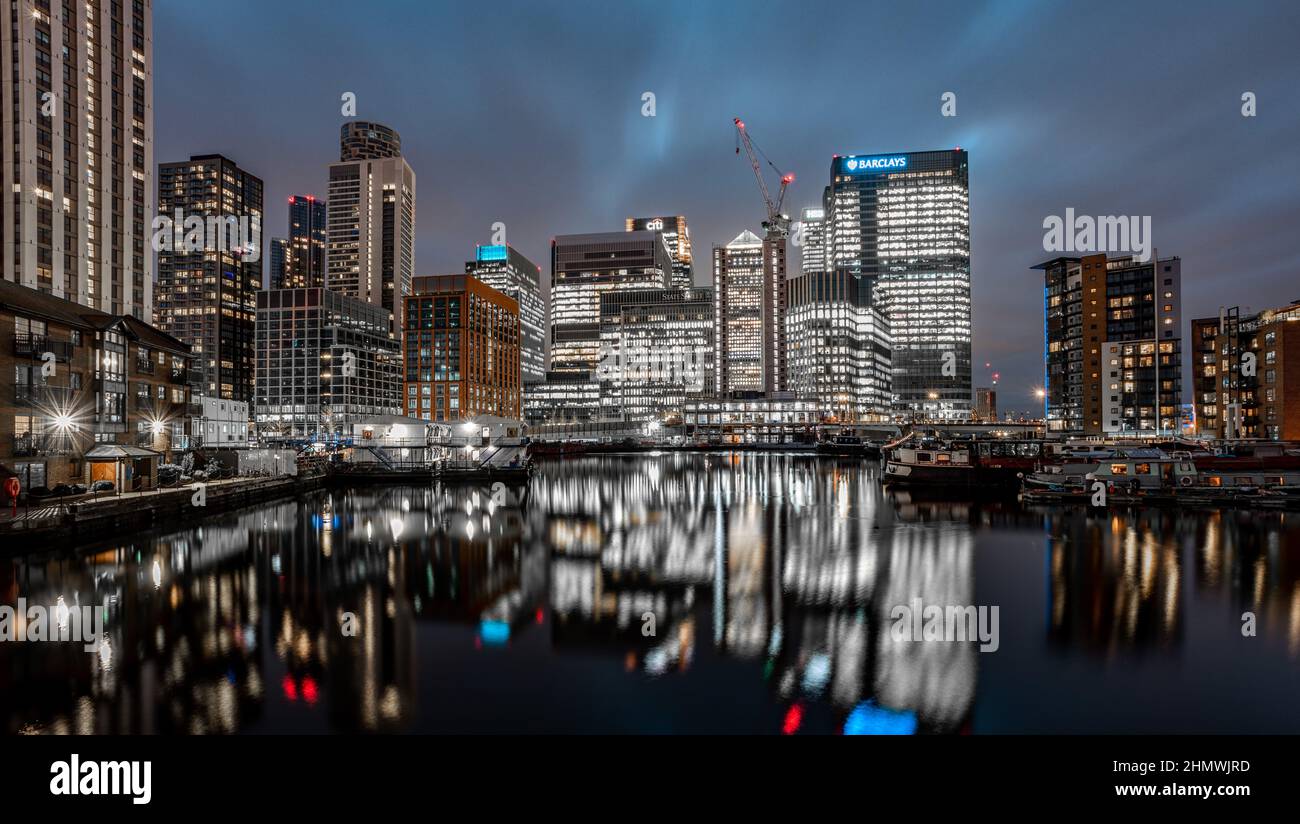 Canary Wharf London Stockfoto