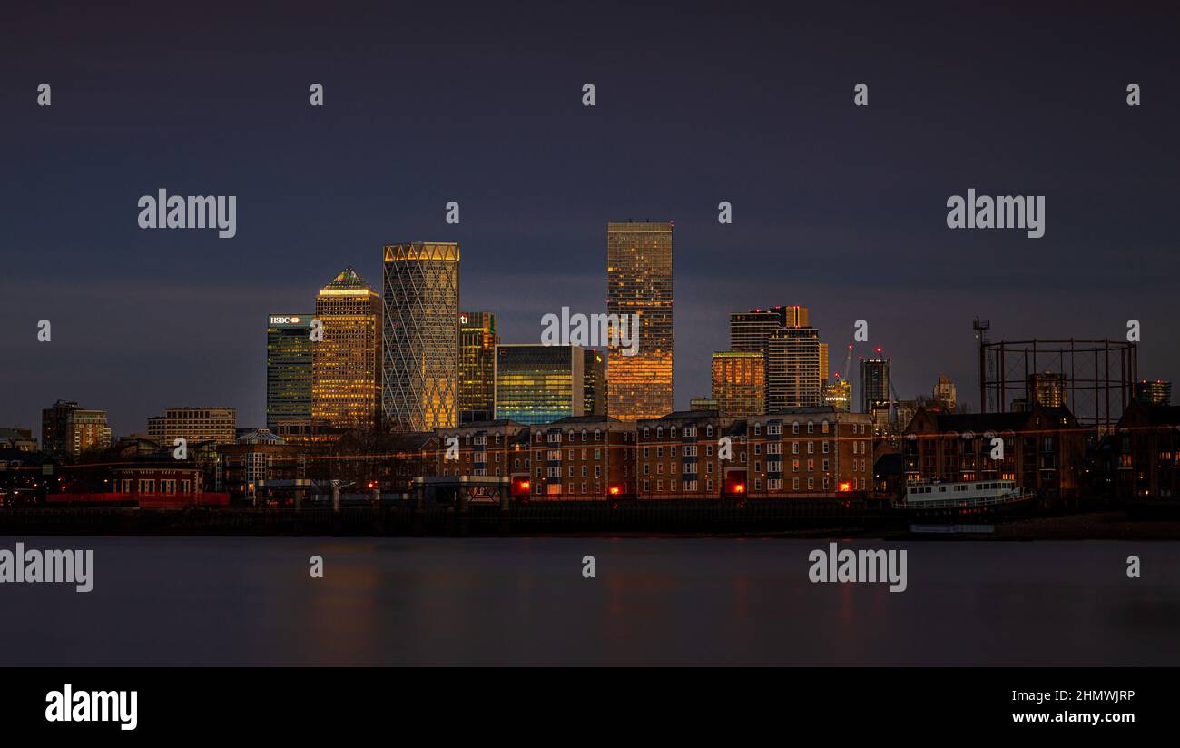Canary Wharf London Stockfoto