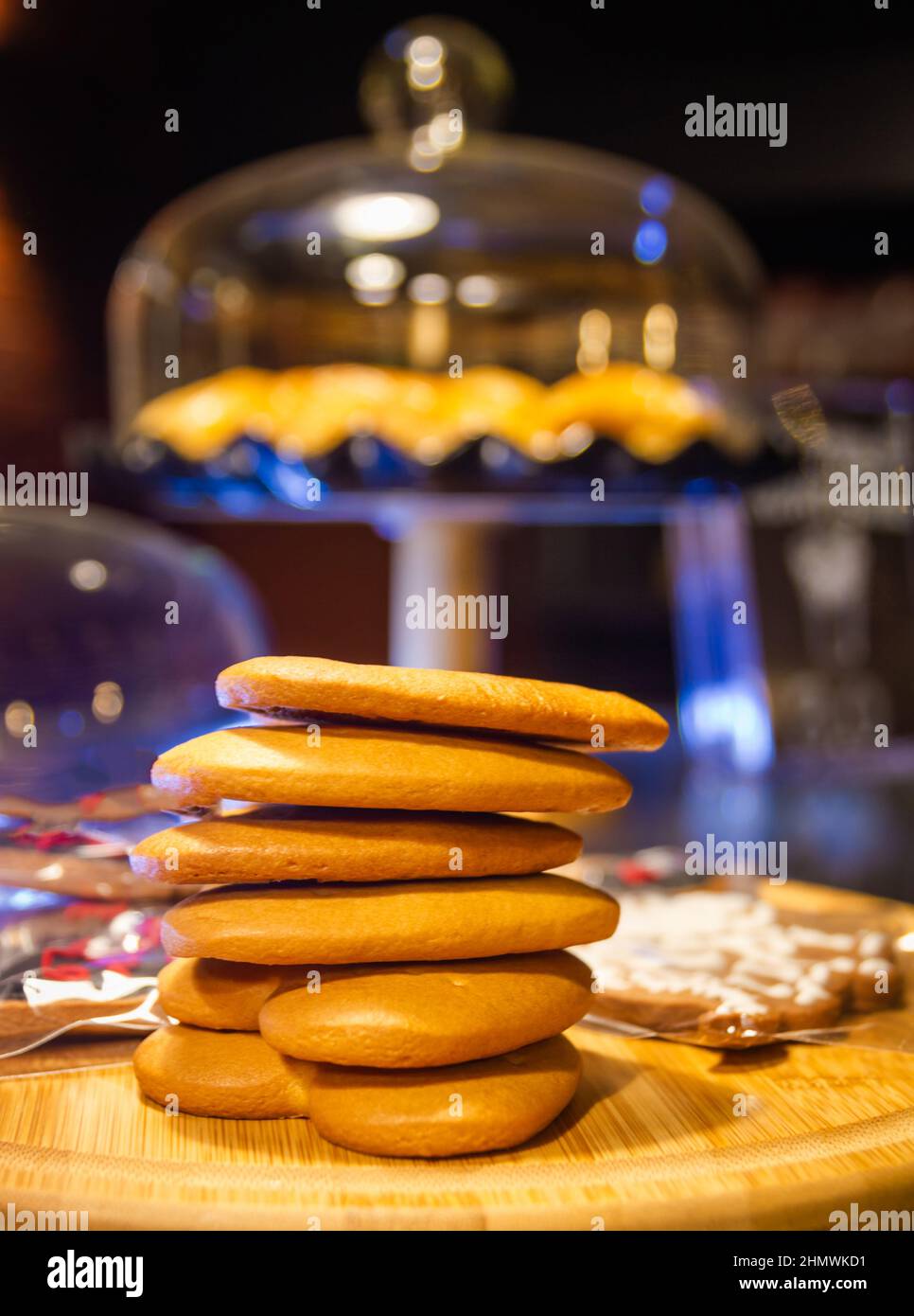 Delikat und lecker frisch gekochte Lebkuchen Stockfoto