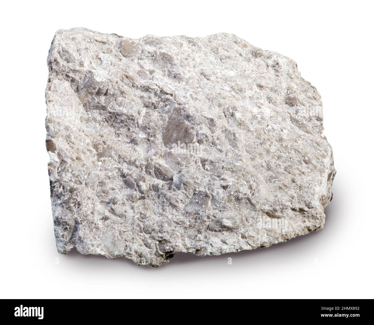 Kalkstein (Sedimentgestein) Stockfoto