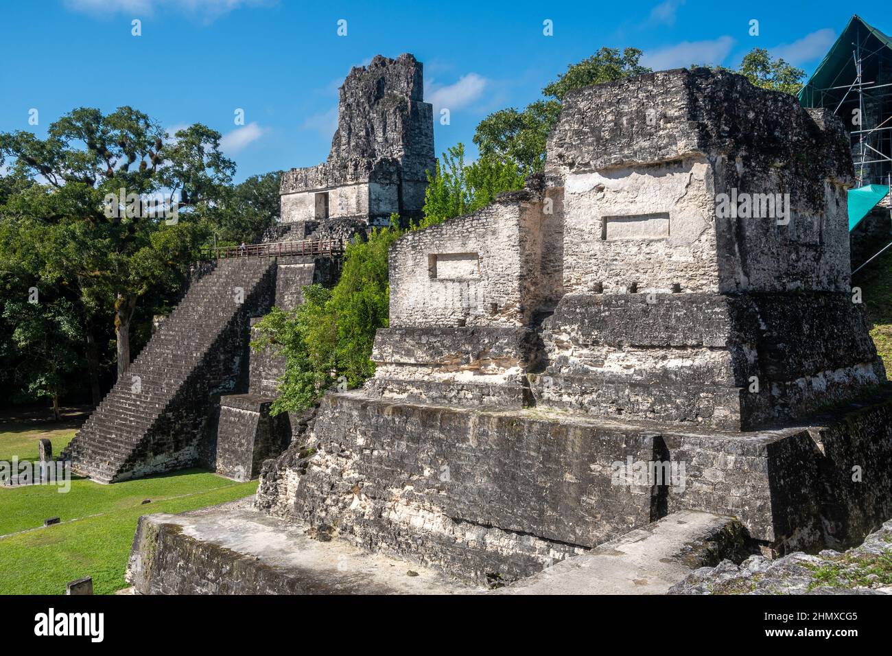 Maya-Ruinen Tikal Guatemala Stockfoto