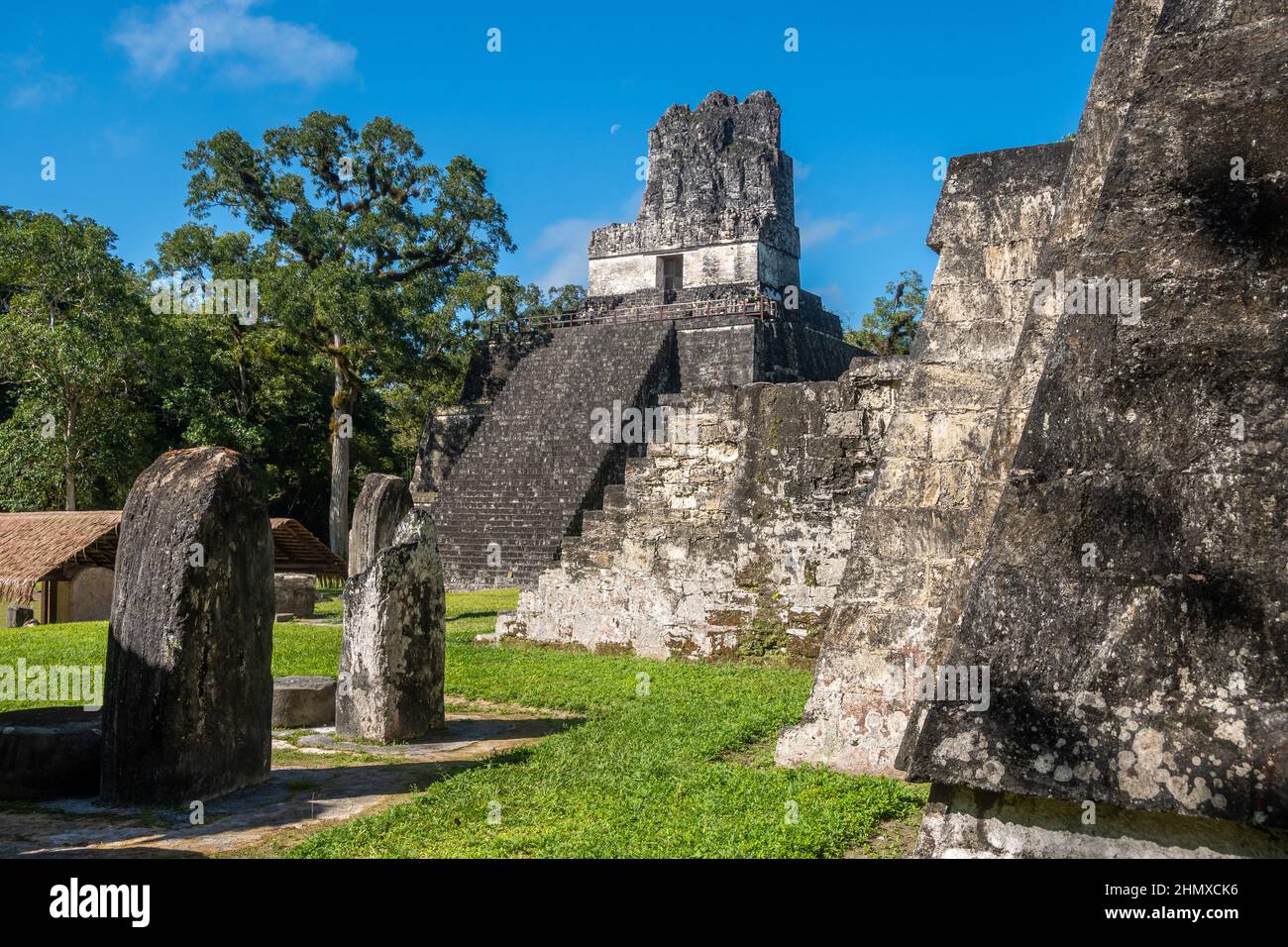 Maya-Ruinen Tikal Guatemala Stockfoto