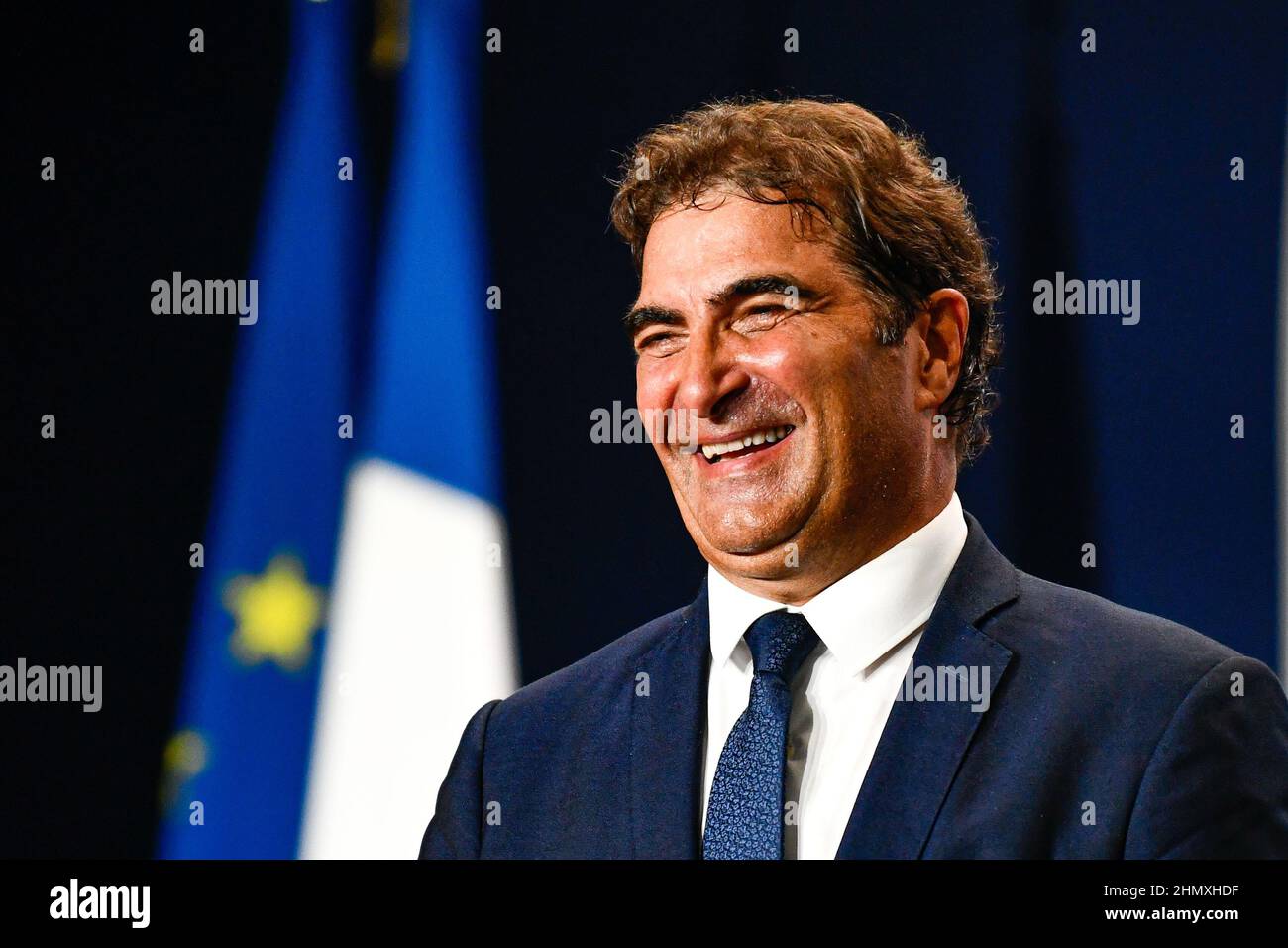 Christian Jacob, Präsident der französischen rechten Partei Les Republicains (LR) während des jährlichen „Campus des Jeunes Republicains“ (Junge Republikaner Stockfoto