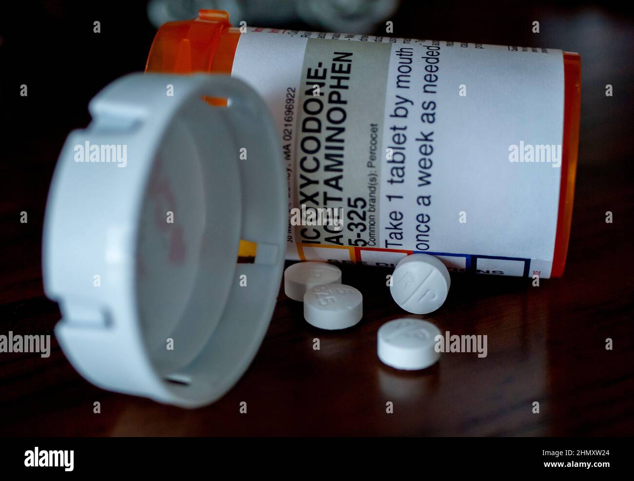 Oxycodon, auch bekannt als OxyContin, Stockfoto