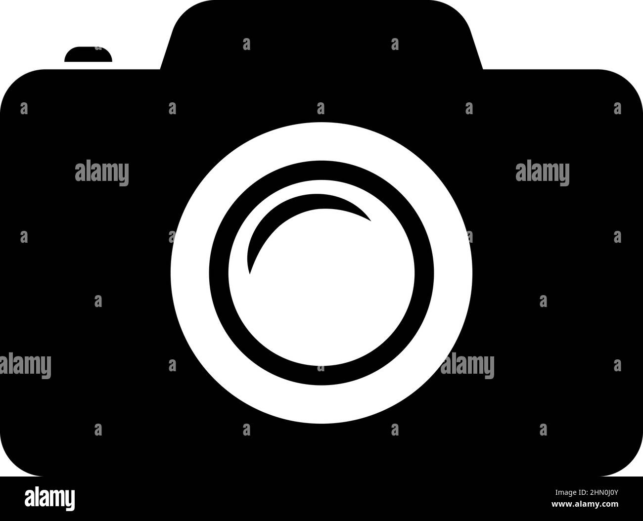 Kamera Foto Symbol schwarz Farbe Vektor Illustration Bild flach Stil einfach Stock Vektor