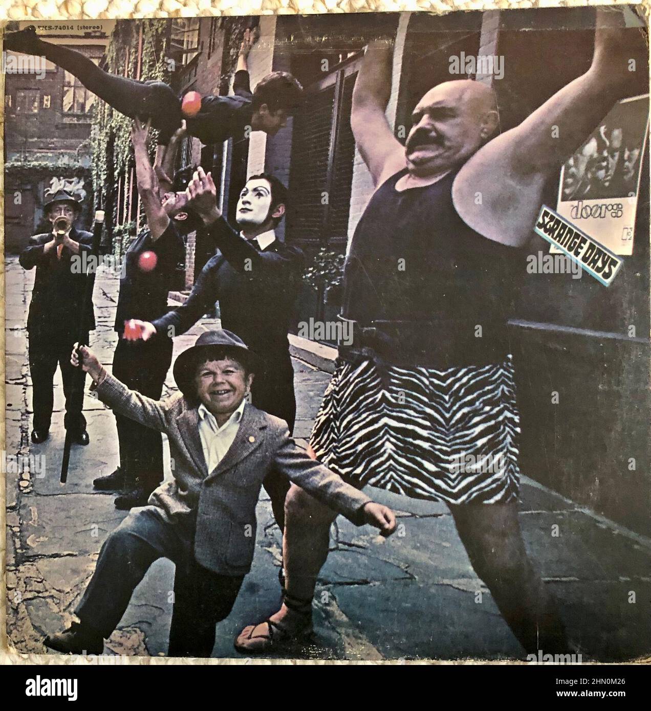 The Doors, Strange Days Record Rock Album Cover 1967, klassische Rock Vinyl Alben, Vintage Cover Stockfoto