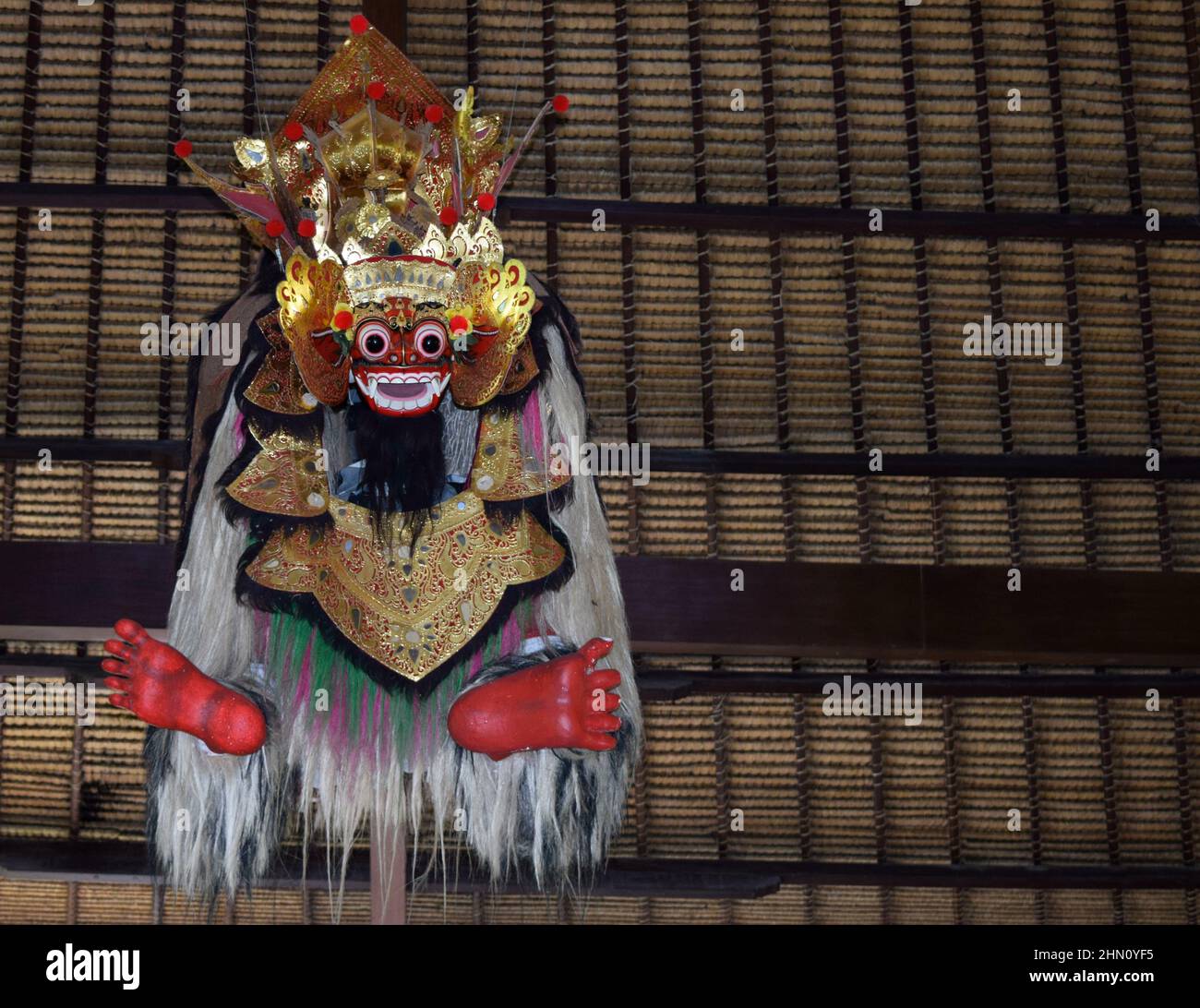 Schöne Aufnahme der Straßen von Bali in Indonesien Stockfoto
