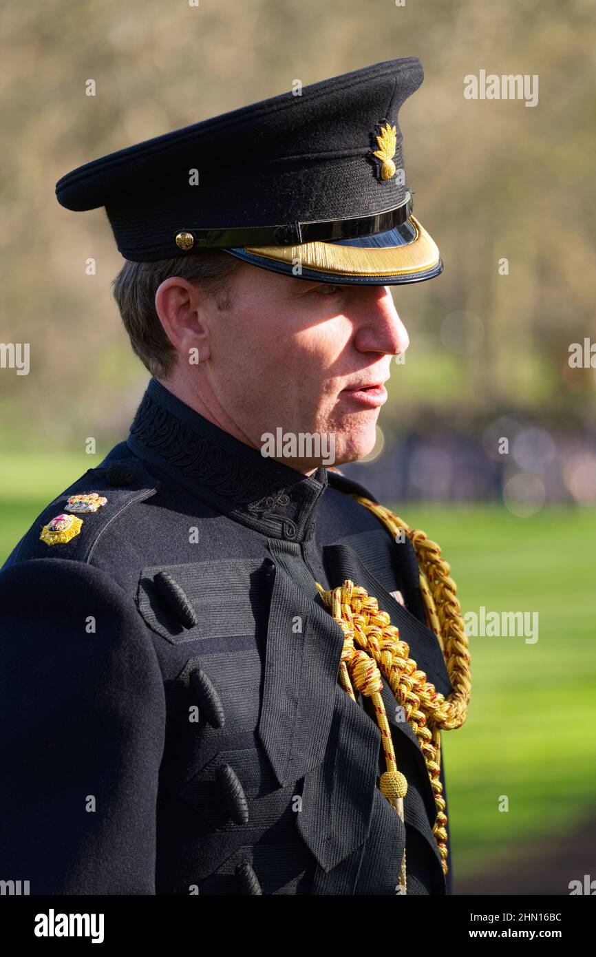 Oberstleutnant James Shaw, Grenadier Guards, Brigade Major, Household Division Stockfoto
