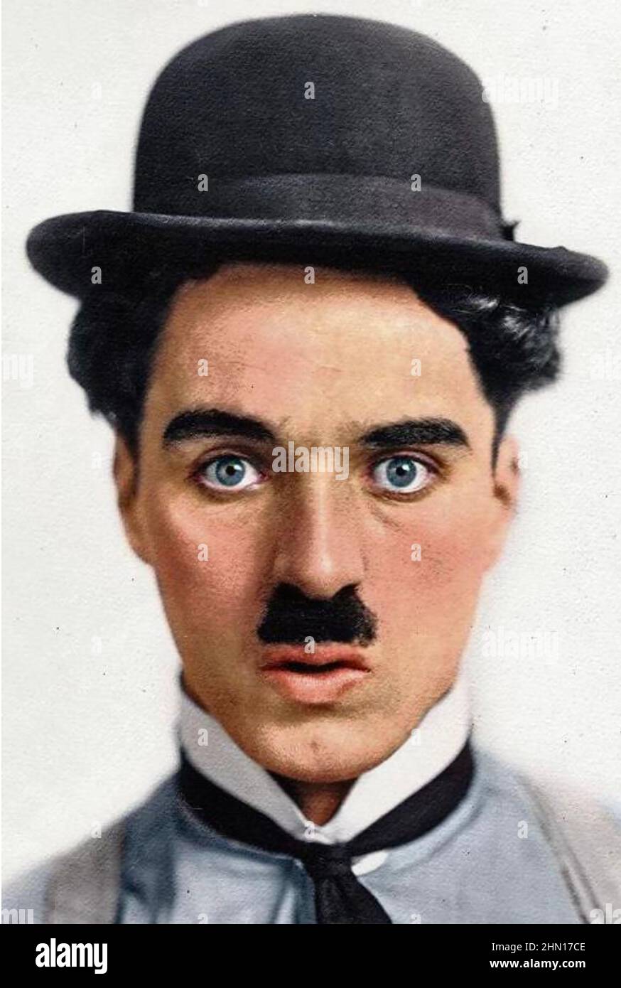 CHARLIE CHAPLIN (1889-1977) englischer Comicschauspieler auf einer amerikanischen Postkarte um 1920 Stockfoto