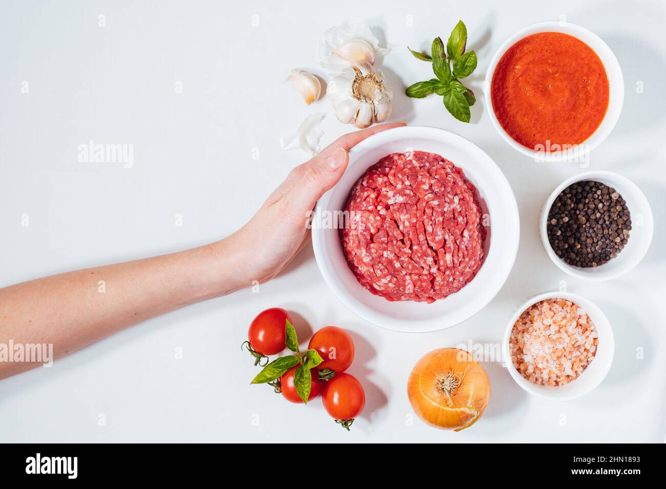 Zutaten kochen fleisch hausgemachte roh Fotos und Bildmaterial in hoher Auflösung Alamy
