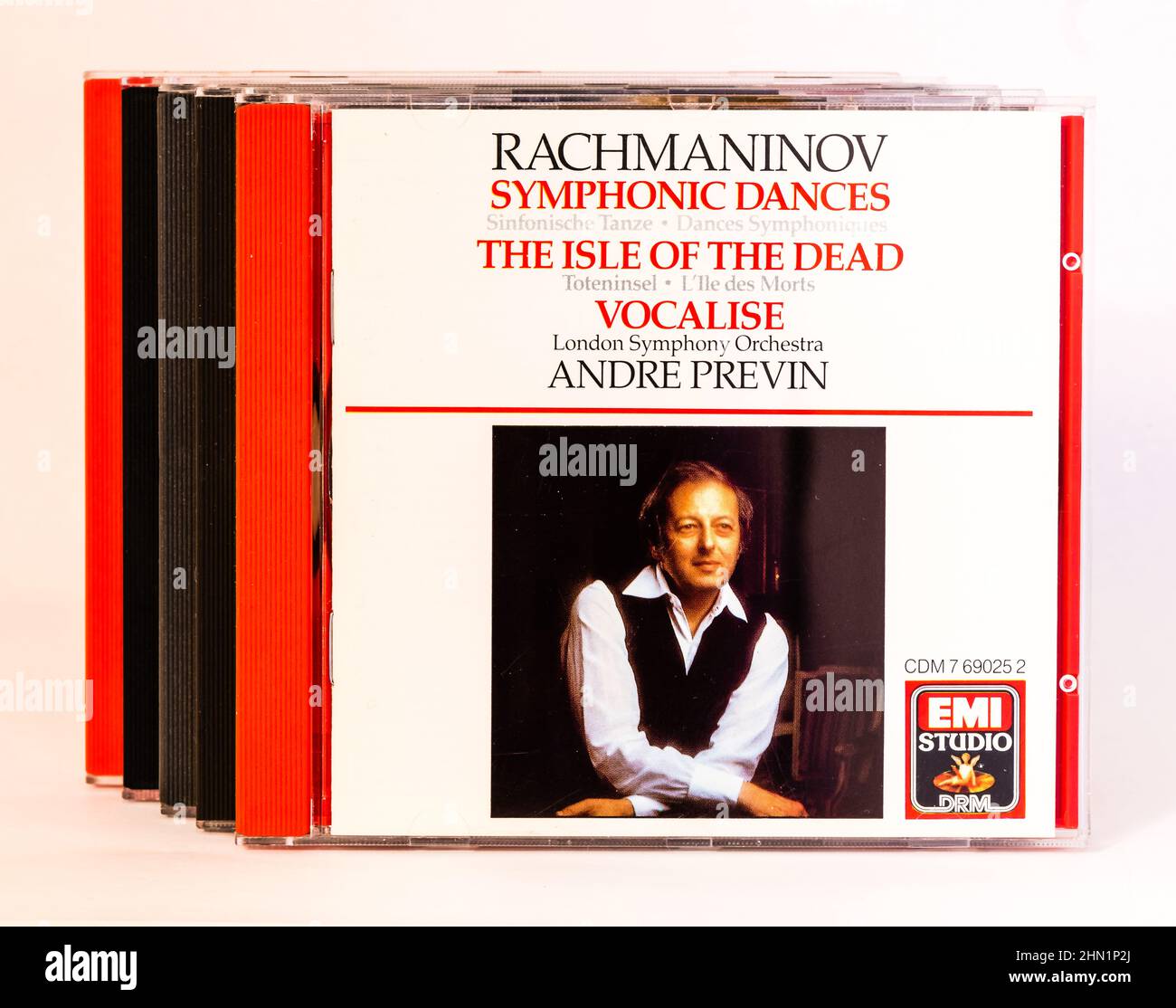 Memories of EMI - Andre' Previn Compact Disc. Stockfoto