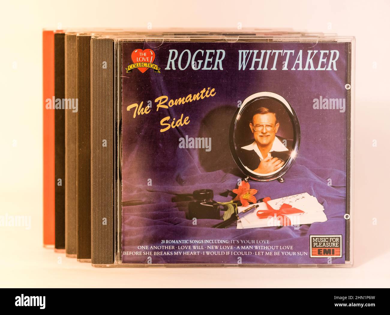 Erinnerungen an EMI - Roger Whittaker Compact Disc. Stockfoto