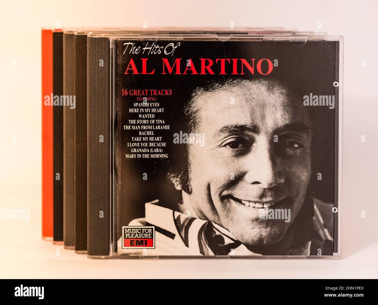 Erinnerungen an EMI - Al Martino Compact Disc. Stockfoto