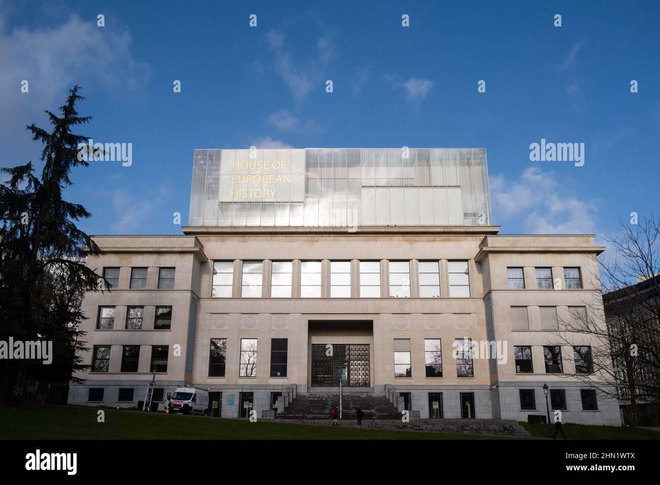 Belgien, Brüssel, Winter 2021. Illustration des täglichen Lebens in Brüssel, der Hauptstadt Belgiens. Foto von Martin Bertrand. Belgique, Bruxelles, Hiver Stockfoto