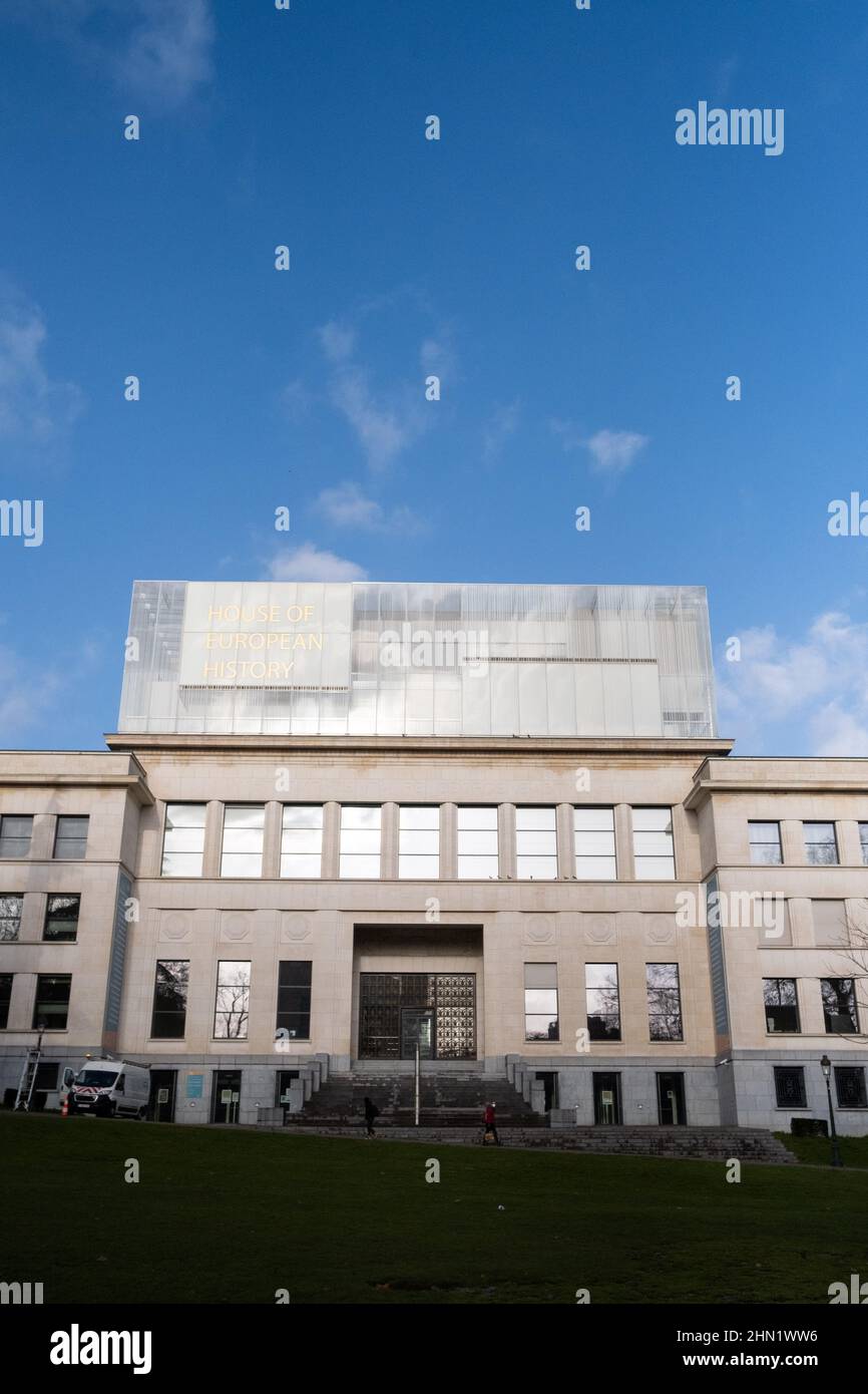 Belgien, Brüssel, Winter 2021. Illustration des täglichen Lebens in Brüssel, der Hauptstadt Belgiens. Foto von Martin Bertrand. Belgique, Bruxelles, Hiver Stockfoto