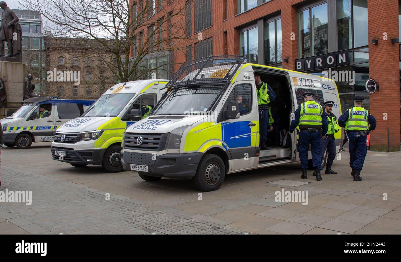 British Police Tactical Aid Unit Stockfoto