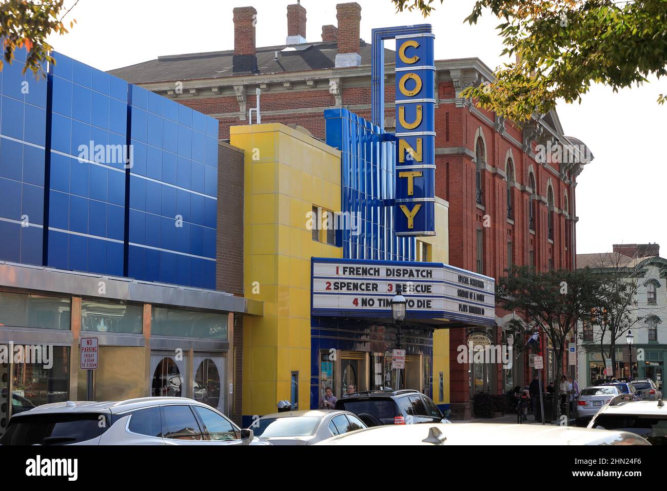Historisches County Theatre in der East State Street.Doylestown.Pennsylvania.USA Stockfoto