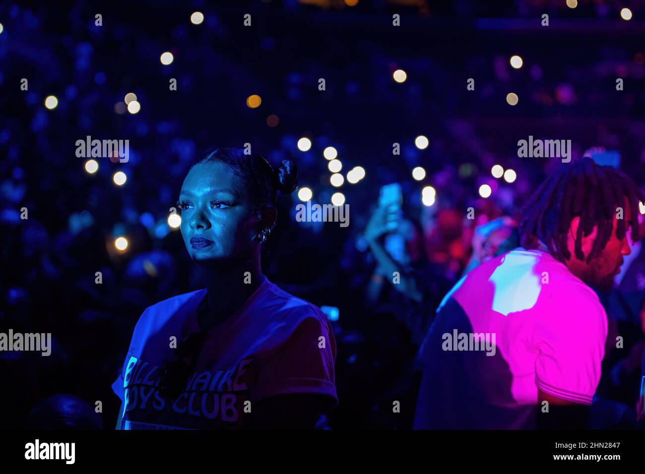 2 Chainz ist ein amerikanischer Rapper, während der Legendz 2022 der Streetz Miami Tour in der FLA Live Arena. Stockfoto