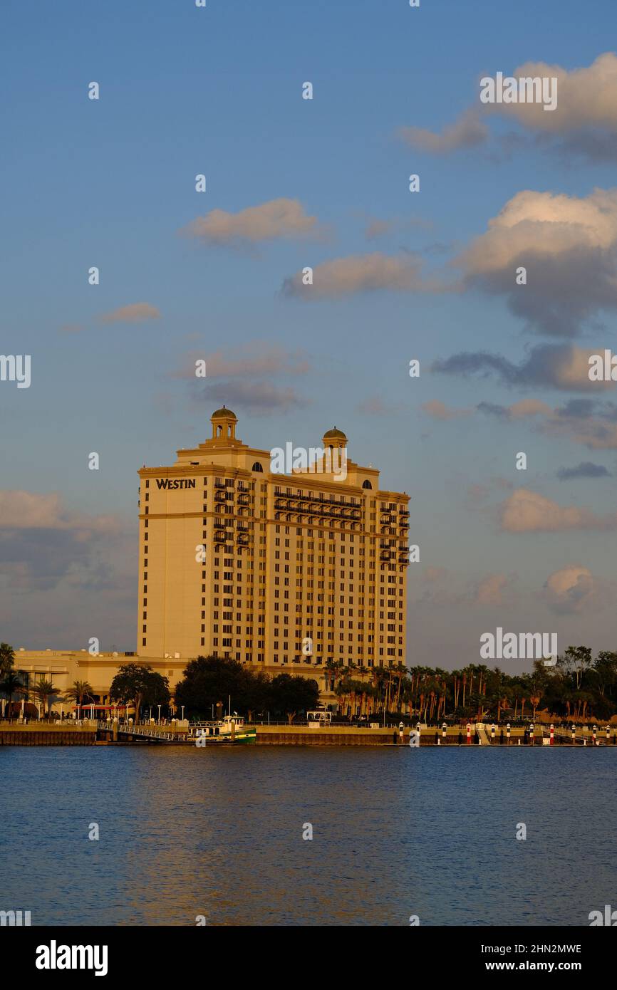 Westin Hotel in Golden Hour Stockfoto