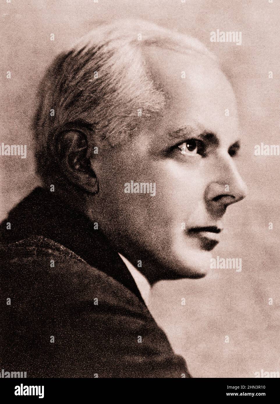 Vintage-Foto von Béla Bartók. 1922 Komponist, Pianist und Ethnomusikologe Béla Bartók (1881-1945) wurde in Nagyszentmiklós, Ungarn (heute geboren Stockfoto