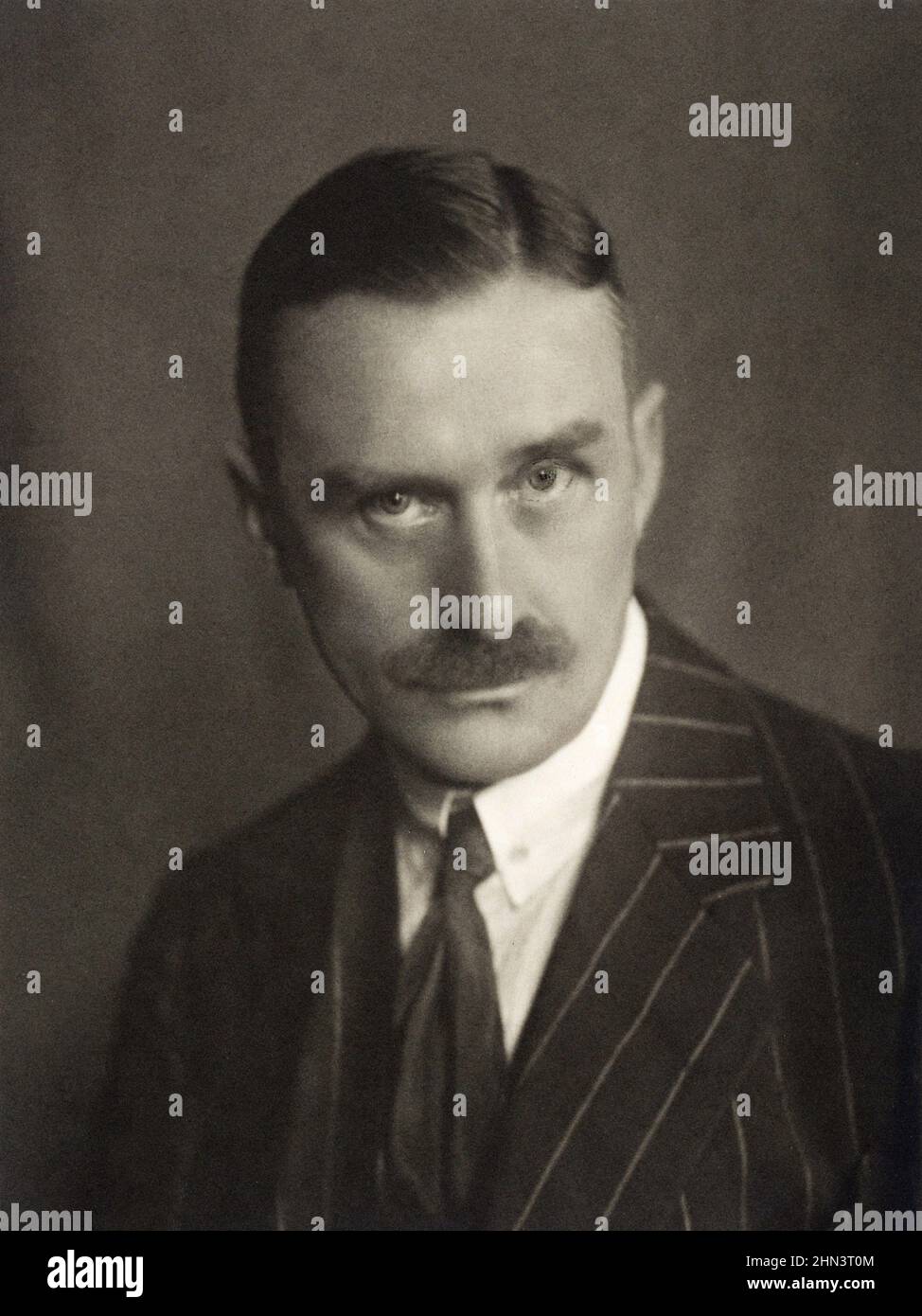 Vintage-Foto von Thomas Mann. 1920 Paul Thomas Mann (1875–1955) war ein deutscher Romancier, Kurzgeschichtenautor, Sozialkritiker, Philanthropist, Essayist, Ein Stockfoto