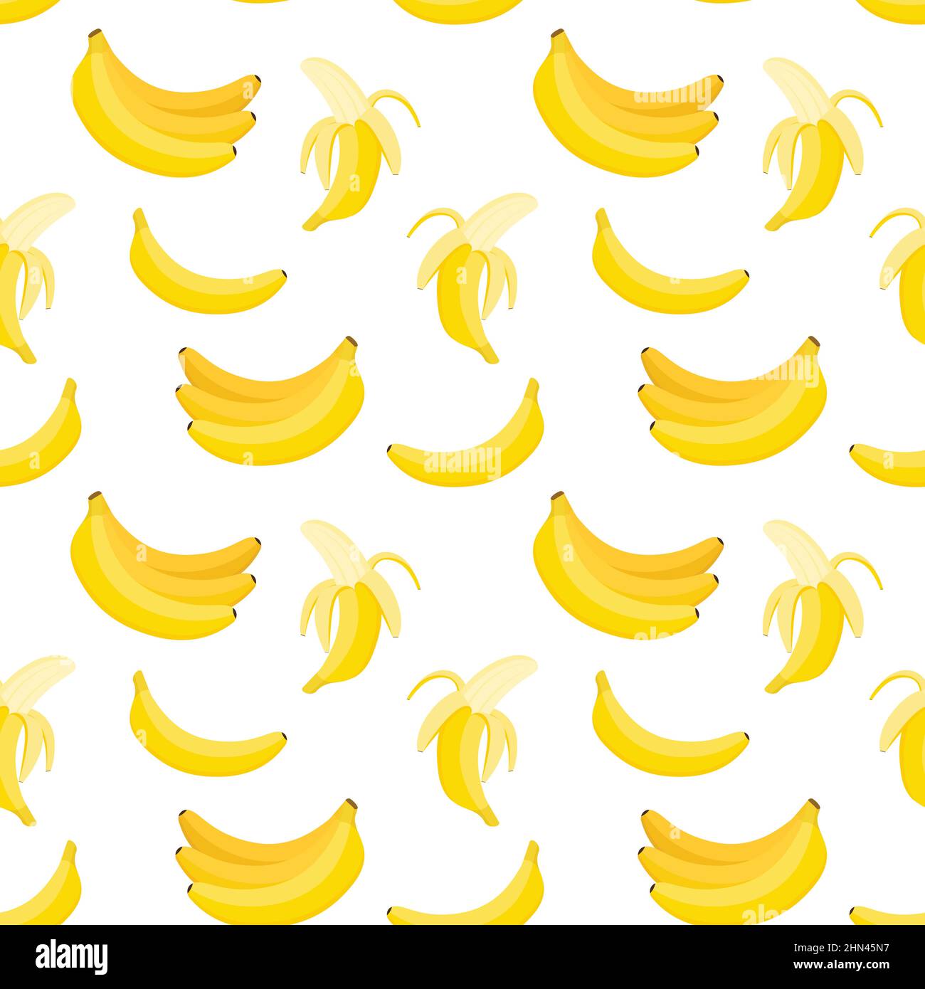 Nahtloses Bananenmuster, Vektorgrafik Stock Vektor