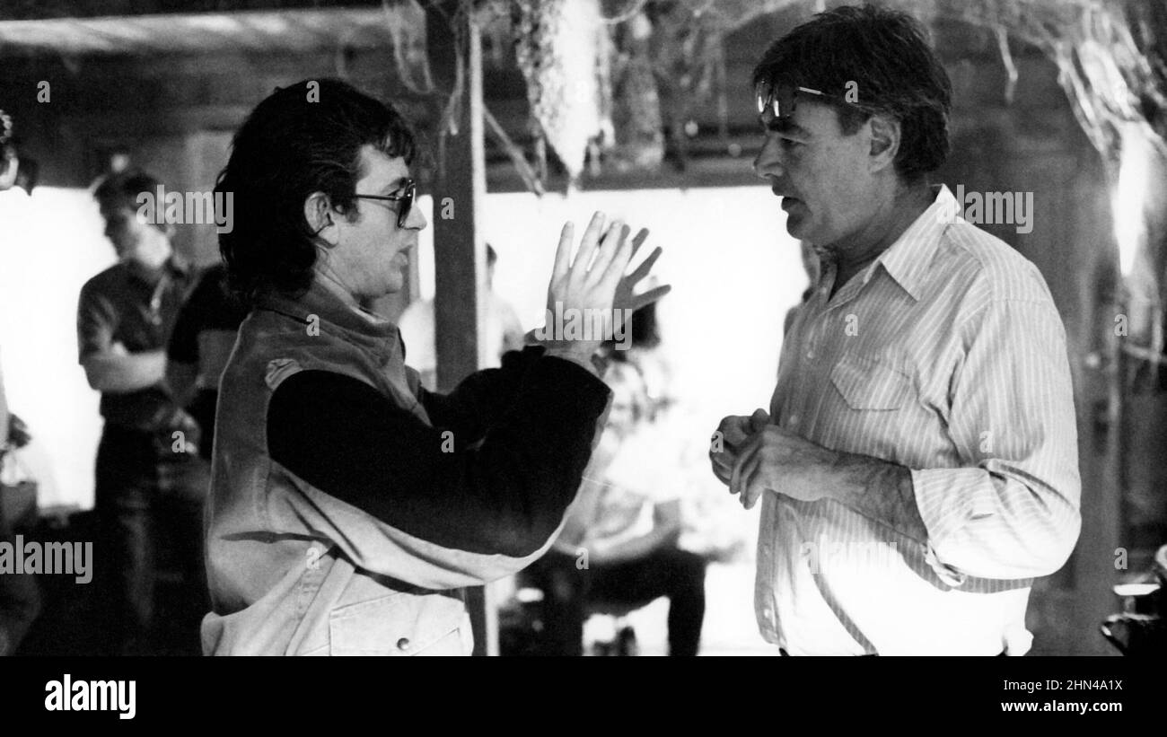 STEVEN SPIELBERG und RICHARD DONNER in THE GOONIES (1985), Regie: RICHARD DONNER. Kredit: WARNER BROTHERS / Album Stockfoto