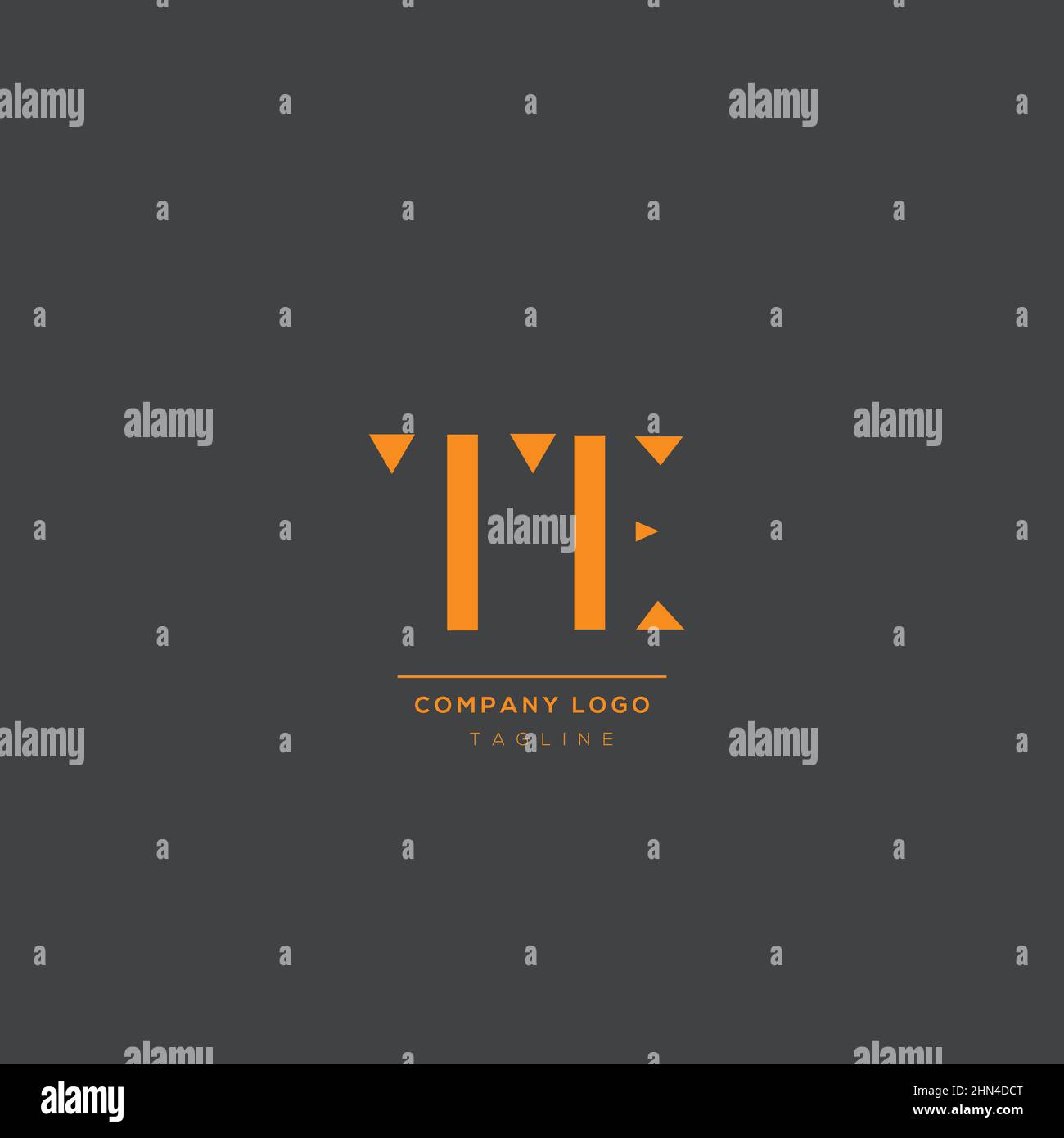 Luxus modernes TE Anfangsbuchstabe Business Logo Design Alphabet Symbol Vektor-Symbol. Stock Vektor