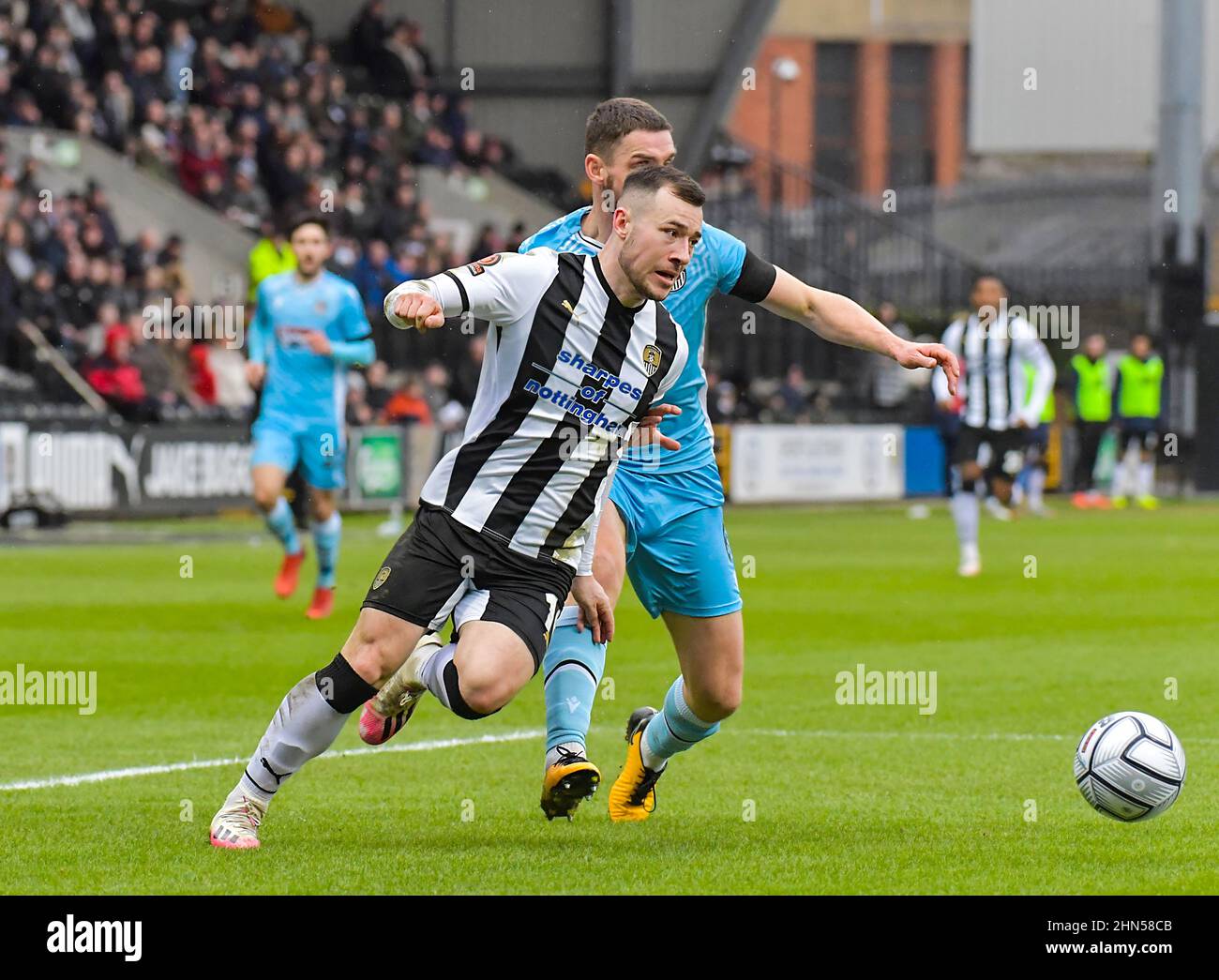 Wrexham / Borehamwood Fußballmannschaften Stockfoto